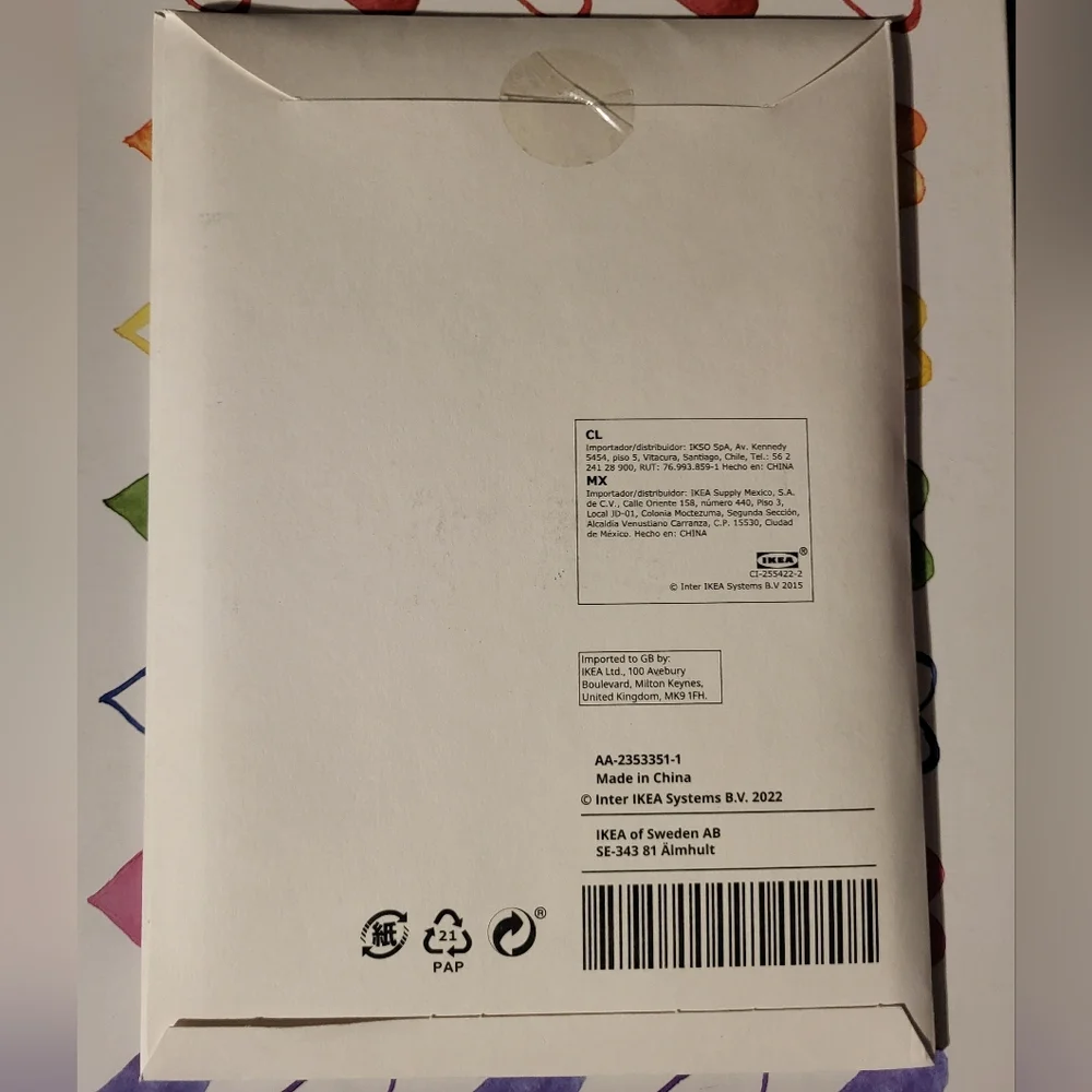 IKEA OMSESIDIG Postcard Mixed Motifs 10 Pack Design Trini Guzman 605.499.92 New